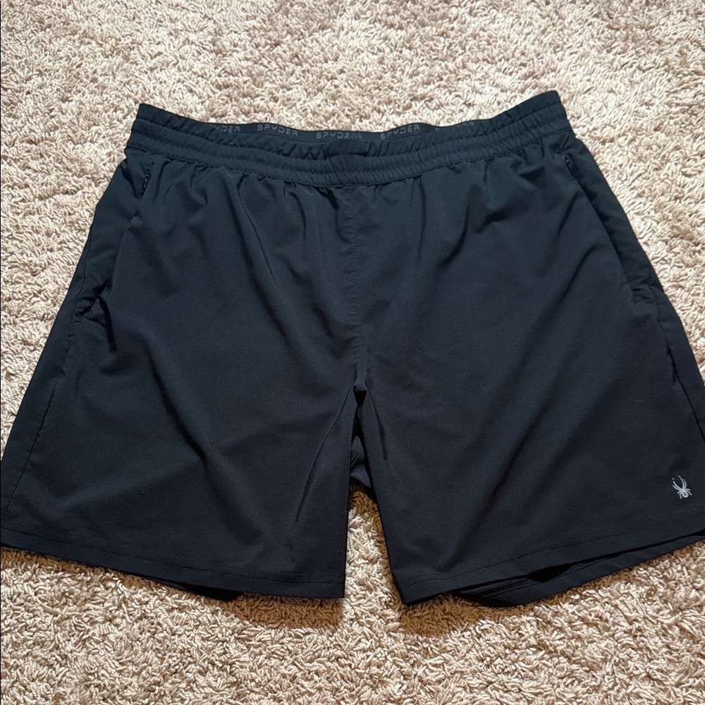 Men's Black Athletic Shorts